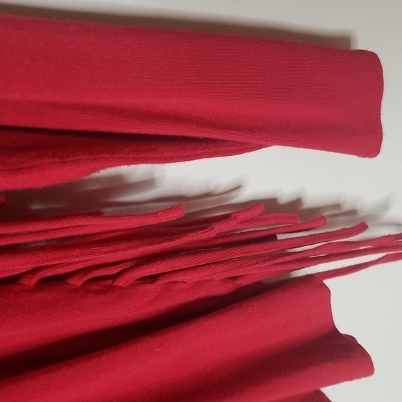 John Paul Richard Womens v neck fringe top 3/4 length - Picture 4 of 5